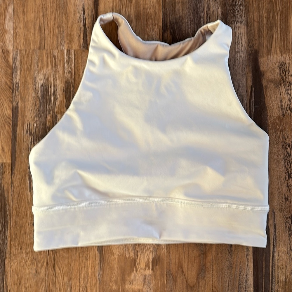 lululemon athletica Cream Sports Bra